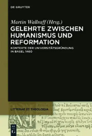 Cover of Gelehrte zwischen Humanismus und Reformation
