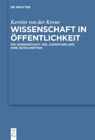 Cover of Wissenschaft in Öffentlichkeit