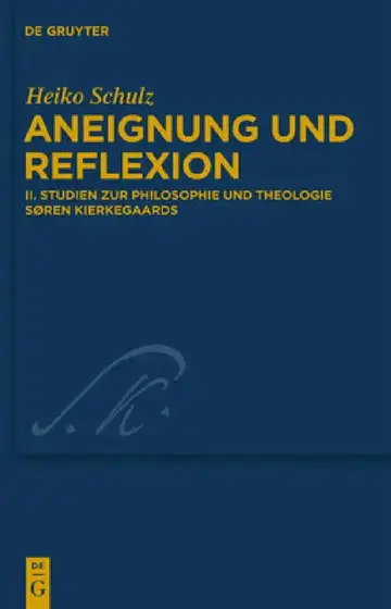 Cover of Studien Zur Philosophie Und Theologie Søren Kierkegaards