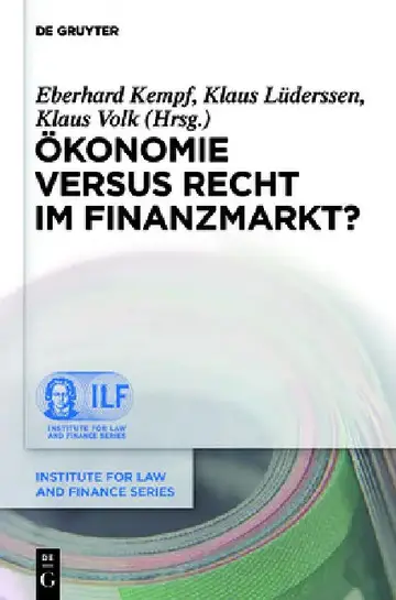 Cover of Ökonomie Versus Recht Im Finanzmarkt?