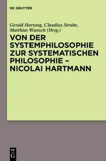 Cover of Von Der Systemphilosophie Zur Systematischen Philosophie - Nicolai Hartmann
