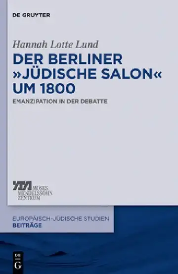 Cover of Der Berliner "jüdische Salon" um 1800