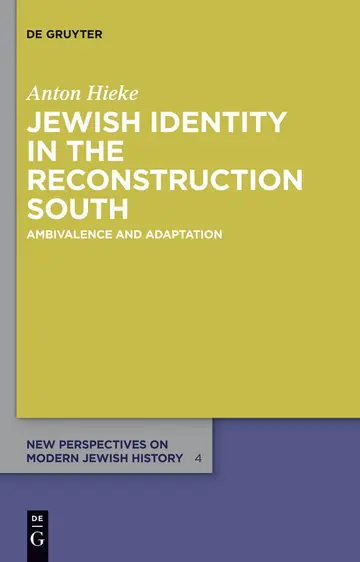 Cover of Jewish Identity in the Reconstruction South