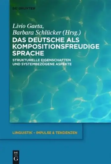 Cover of Das Deutsche als kompositionsfreudige Sprache