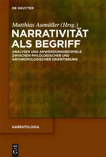 Cover of Narrativität als Begriff