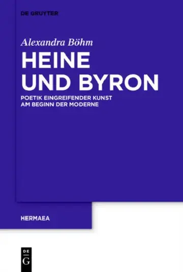 Cover of Heine und Byron