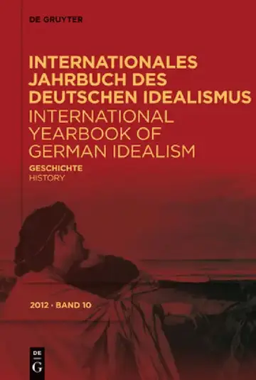 Cover of Internationales Jahrbuch des Deutschen Idealismus / International Yearbook of German Idealism, 10/2012, Geschichte/History