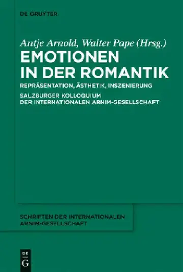 Cover of Emotionen in der Romantik