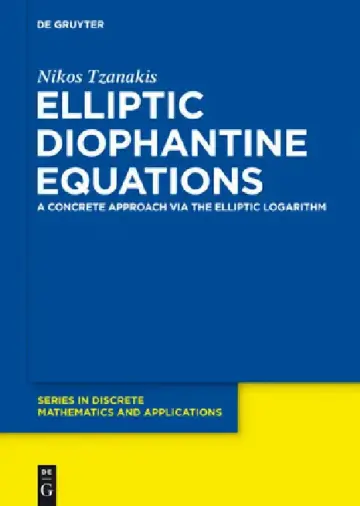 Cover of Elliptic Diophantine Equations