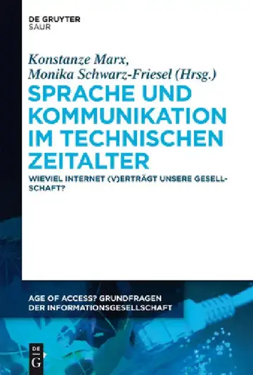 Cover of Sprache und Kommunikation im technischen Zeitalter