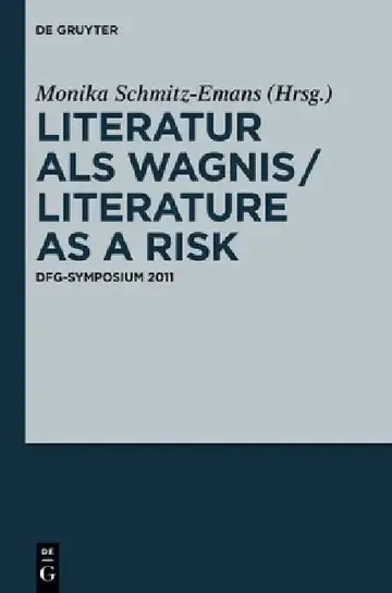 Cover of Literatur als Wagnis / Literature as a Risk