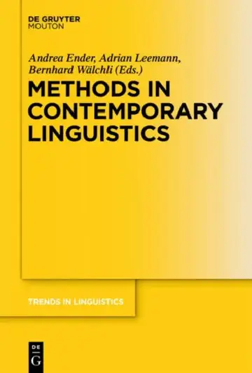 Cover of Methods in Contemporary Linguistics