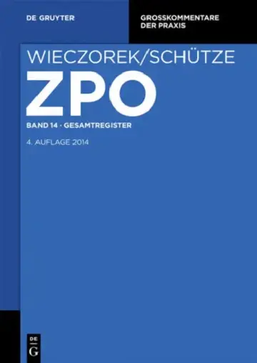 Cover of Gesamtregister