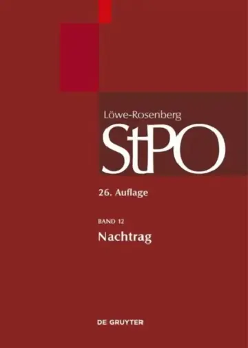 Cover of Nachtrag
