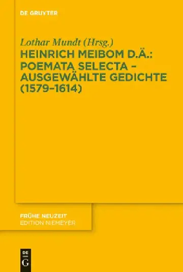 Cover of Poemata selecta - Ausgewählte Gedichte (1579-1614)