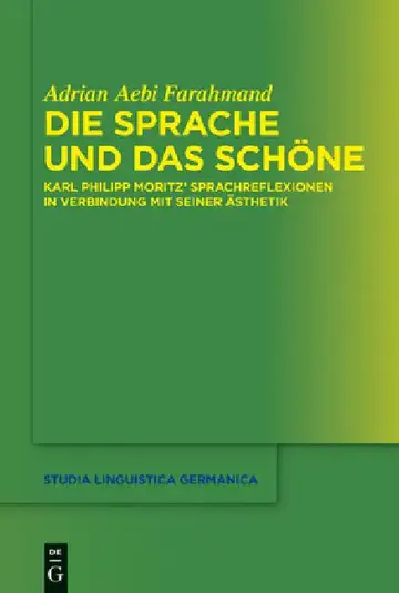 Cover of Die Sprache Und Das Schöne