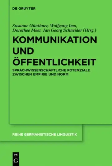 Cover of Kommunikation und Öffentlichkeit