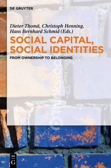 Cover of Social Capital, Social Identities