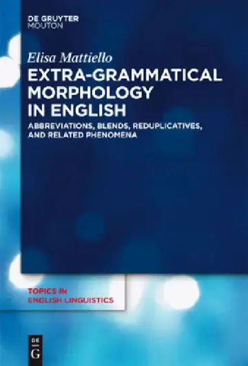 Cover of Extra-grammatical Morphology in English