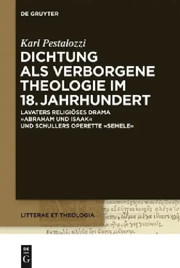 Cover of Dichtung ALS Verborgene Theologie Im 18. Jahrhundert