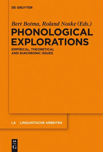 Cover of Phonological Explorations