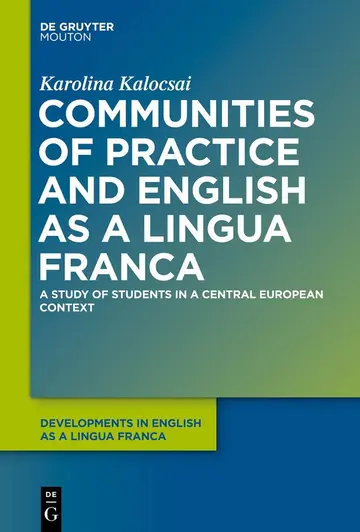 Cover of Communities of Practice and English as a Lingua Franca