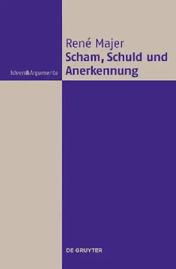 Cover of Scham, Schuld und Anerkennung