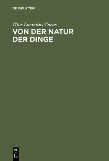 Cover of Von der Natur der Dinge