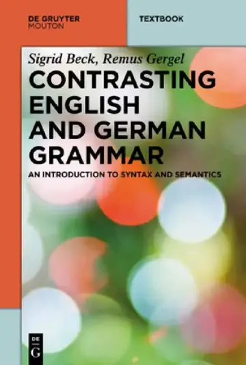 Cover of Contrasting English and German Grammar