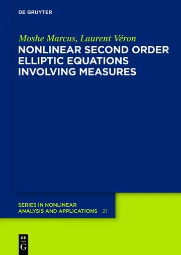 Cover of Nonlinear Second Order Elliptic Equations Involving Measures