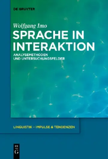 Cover of Sprache in Interaktion