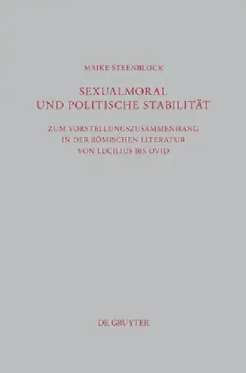 Cover of Sexualmoral und politische Stabilität