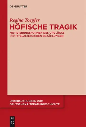 Cover of Höfische Tragik