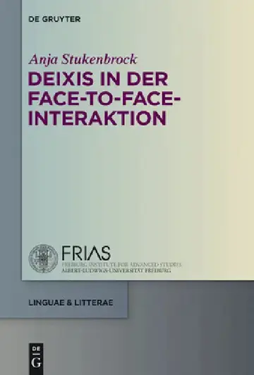 Cover of Deixis in der face-to-face-Interaktion
