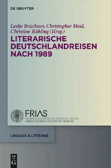 Cover of Literarische Deutschlandreisen nach 1989