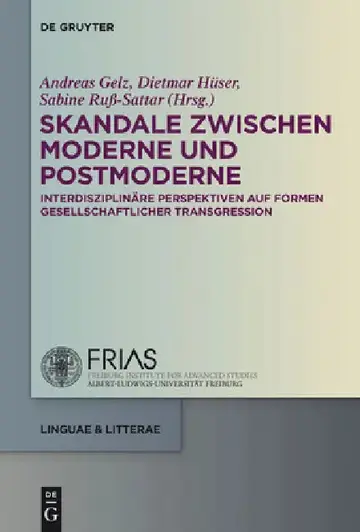 Cover of Skandale zwischen Moderne und Postmoderne