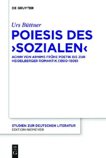 Cover of Poiesis des 'Sozialen'