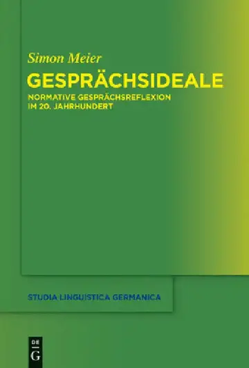 Cover of Gesprächsideale
