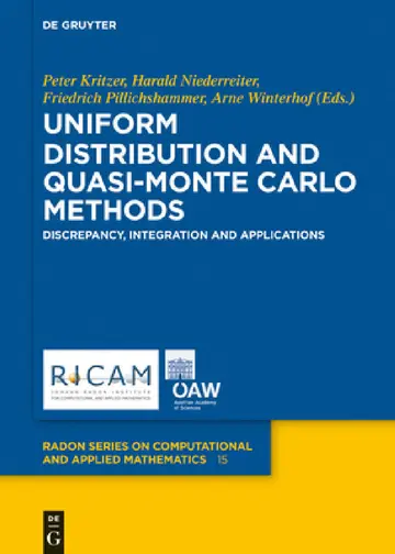 Cover of Uniform Distribution and Quasi-Monte Carlo Methods