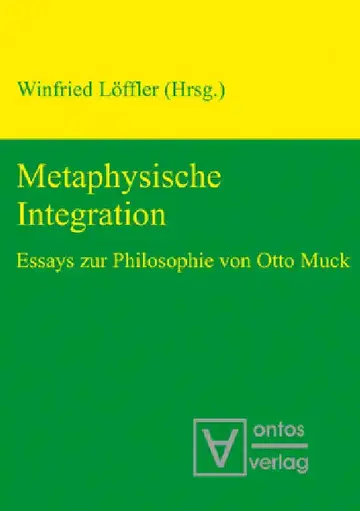 Cover of Metaphysische Integration