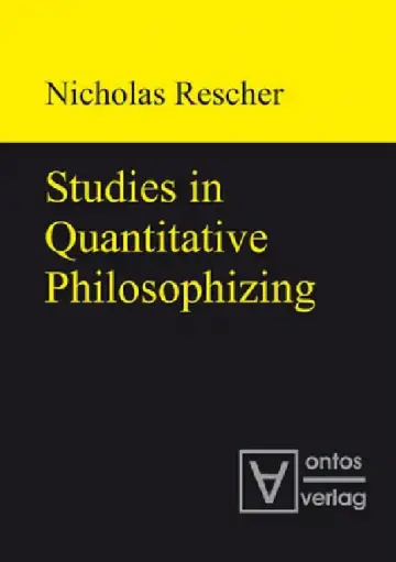 Cover of Studies in Quantitative Philosophizing