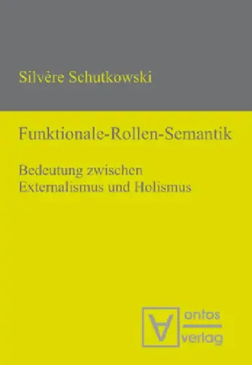 Cover of Funktionale-Rollen-Semantik