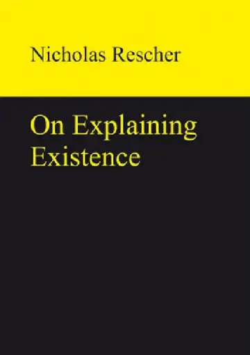 Cover of On Explaining Existence