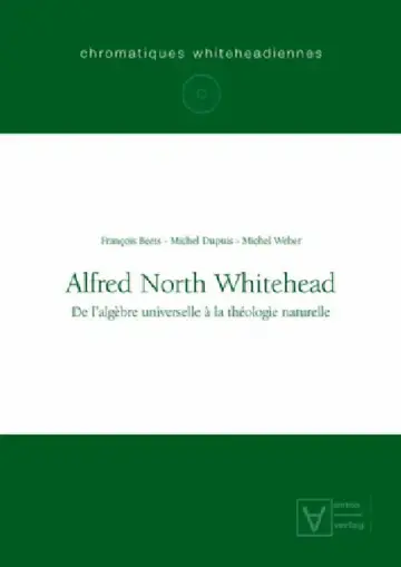 Cover of Alfred North Whitehead