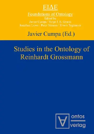 Cover of Studies in the Ontology of Reinhardt Grossmann