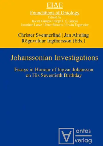 Cover of Johanssonian Investigations