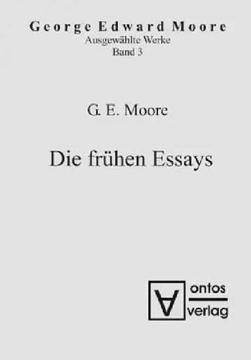 Cover of Ausgewählte Schriften, Band 3, Die frühen Essays