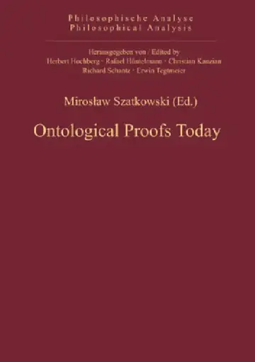 Cover of Ontological Proofs Today