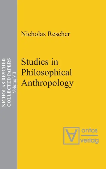 Cover of Studies in Philosophical Anthropology