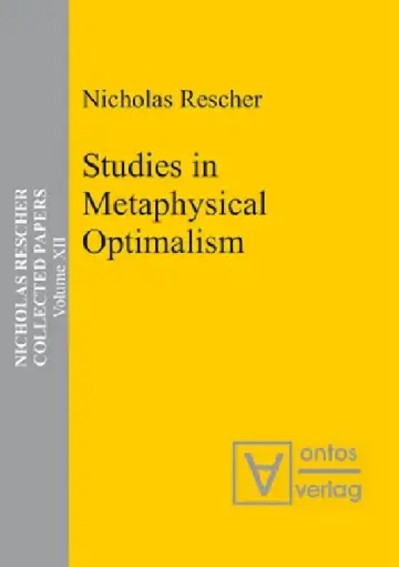 Cover of Studies in Metaphysical Optimalism